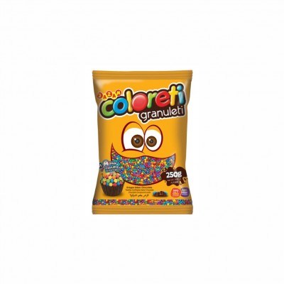 10099 - pastilhas de choc confeitadas coloreti granuleti Jazam 250g