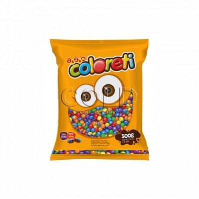 10101 - pastilhas de choc confeitadas coloreti tradicional Jazam 500g
