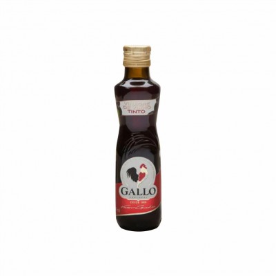 10107 - vinagre vinho tinto Gallo garrafa vidro 250ml