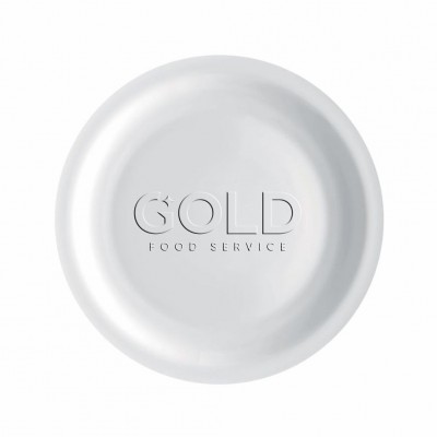 10121 - prato raso 25,5cm com borda branco vidro careware Bormioli un