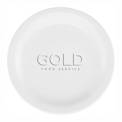 10144 - prato raso 27cm sem borda branco porcelana Oxford un