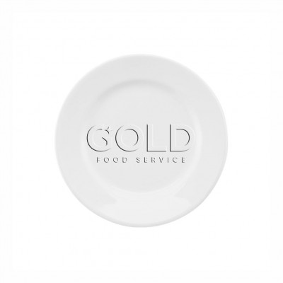 10151 - prato sobremesa 20cm com borda branco porcelana Oxford un