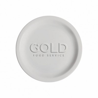 10171 - prato sobremesa 19cm com borda branco porcelana classe única Iguaçu Germer un