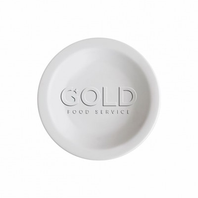 10172 - prato fundo 21,5cm com borda branco porcelana classe única Iguaçu Germer un