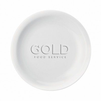 10200 - prato raso 26cm sem borda branco porcelana protel Schmidt un