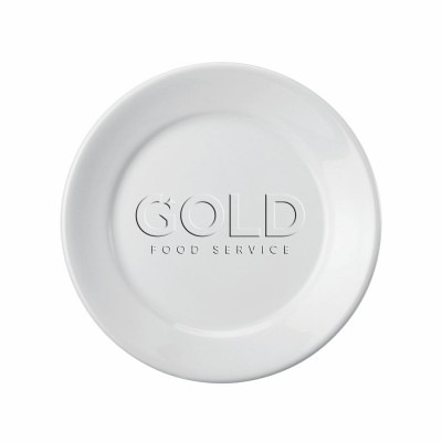 10202 - prato raso 24cm com borda branco porcelana Schmidt un