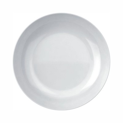 10273 - prato fundo 22cm sem borda branco vidro Opaline blanc un