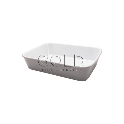 10327 - travessa refratária retangular 22 x 15 x 5,3cm 1L cool grey porcelana bake Oxford un
