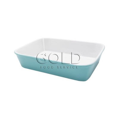 10329 - travessa refratária retangular 26 x 18 x 5,6cm 1,5L water Blue porcelana bake Oxford un