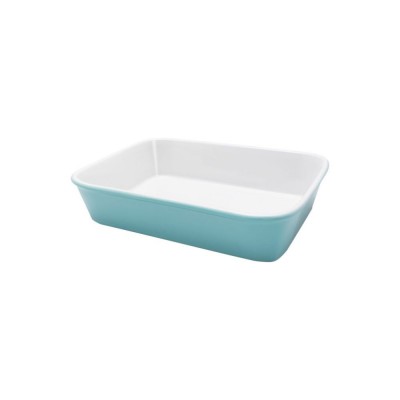 10330 - travessa refratária retangular 22 x 15 x 5,3cm 1L water Blue porcelana bake Oxford un