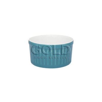 10334 - ramequim 50ml 6 x 3cm branco/azul porcelana Oxford un