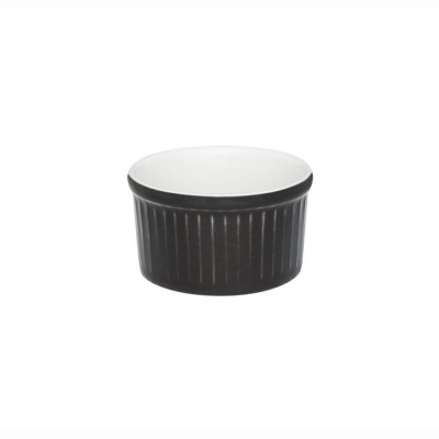 10337 - ramequim 50ml 6 x 3cm branco/preto porcelana Oxford un