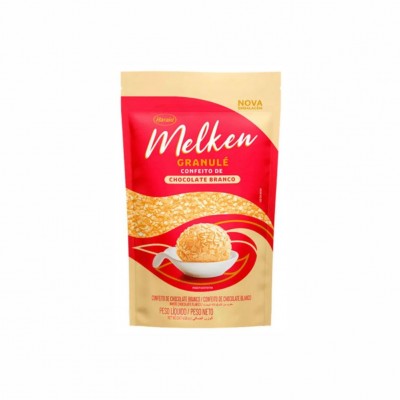 10369 - confeito de chocolate branco 400g granule Melken Harald
