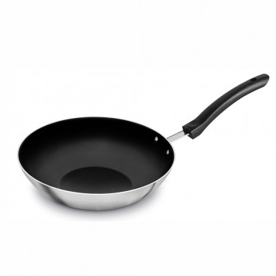10511 - frigideira 35cm 5,2l wok antiaderente cabo baquelite ABC