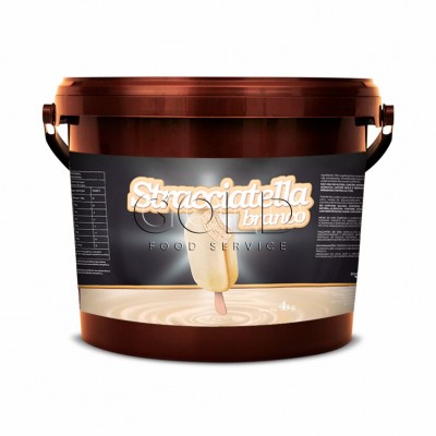 10610 - stracciatella cobertura P/sorvete branca Doremus 4kg