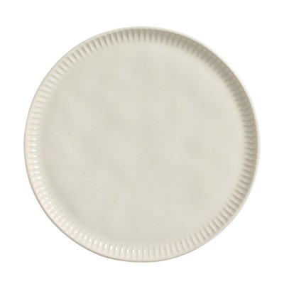 10614 - prato raso 27,5cm sem borda bege stoneware Porto Brasil un