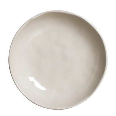 10621 - prato fundo 25cm sem borda bege stoneware Porto Brasil un