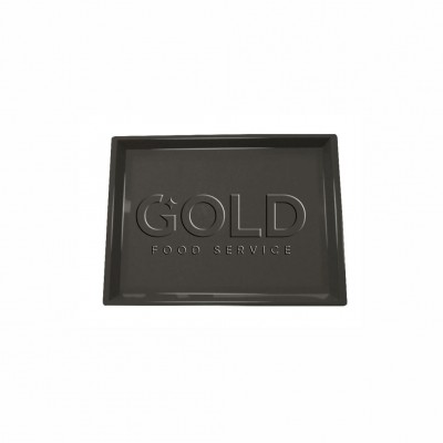 10707 - bandeja PP pequena preto Semaza lf255 33,9 x 25 x 1,9cm