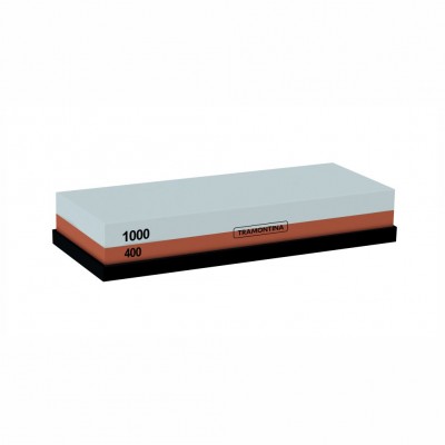 10784 - pedra para afiar dupla face mista granulacao profio Tramontina un de 600gr