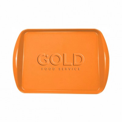 10833 - bandeja PP self service laranja Semaza lf400 47,5 x 32,7 x 2,3cm