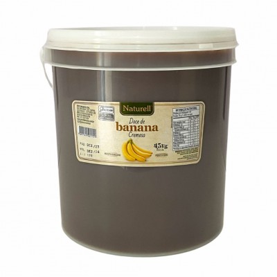 11093 - doce banana Naturell balde 4,5kg