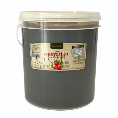 11097 - doce morango Naturell balde 4,5kg