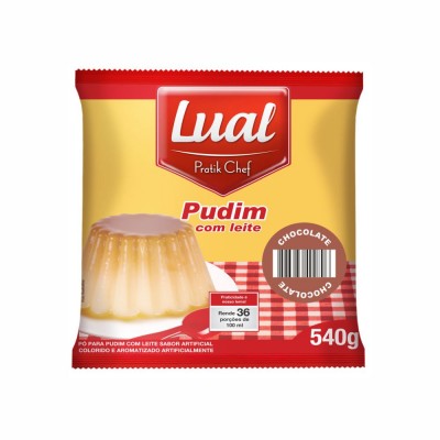 11107 - pudim com leite chocolate Pratik chef 540g rende rende 45 porções 80ml