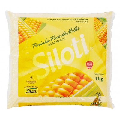 11133 - fubá amarelo mimoso fino Siloti 1kg
