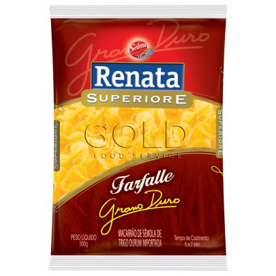 11175 - macarrão grano duro farfalle (gravata) Renata 500g