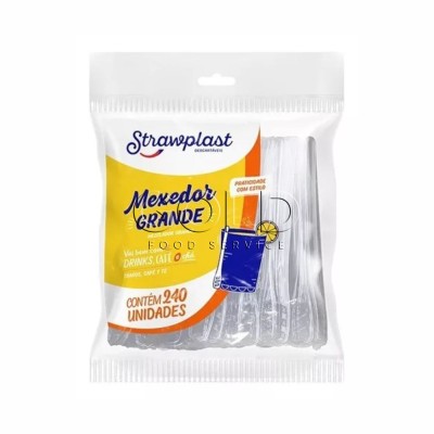 11184 - mexedor grande 11cm Strawplast 240un