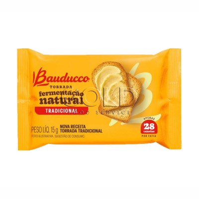 11277 - sachê torrada tradicional Bauducco 126 x 15g