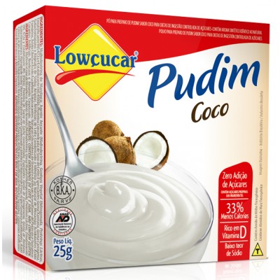 11396 - pudim diet Lowçúcar coco 25g