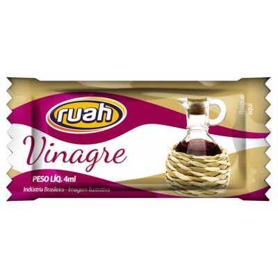 11507 - sachê vinagre álcool 180 x 4ml Ruah