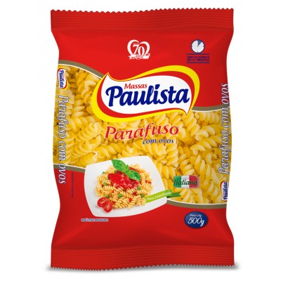 11595 - macarrão parafuso ovos Paulista 500g