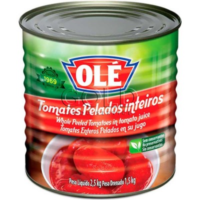 11633 - tomate pelado inteiro Olé 2,5kg