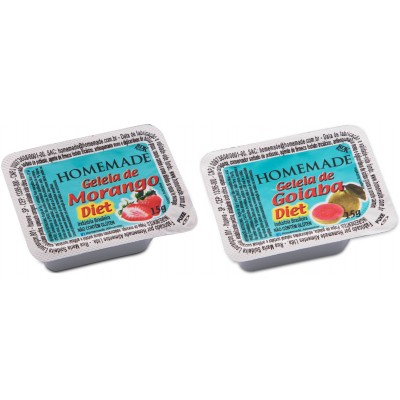 11743 - blister geléia diet morango/goiaba Homemade 144 x 15g