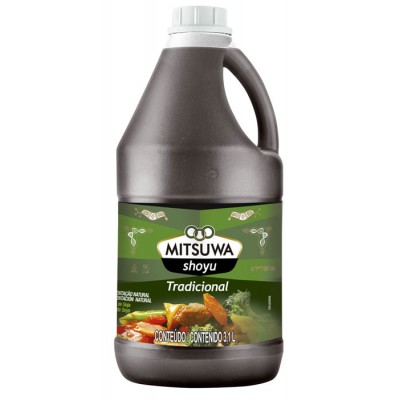 11772 - molho shoyu tradicional Mitsuwa 3,1L