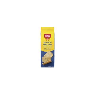 11819 - biscoito água e sal 4 x 29g sem glúten Schär 115g