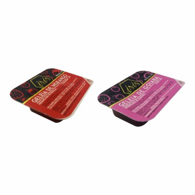 11862 - blister geléia morango e goiaba Isis 144 x 10g