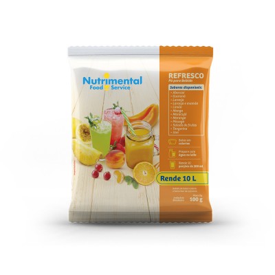 11863 - refresco maracujá Nutrimental 100g rende 10L