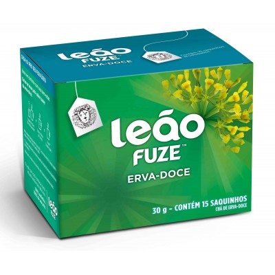11874 - chá erva doce Leão Fuze 15 envelopes