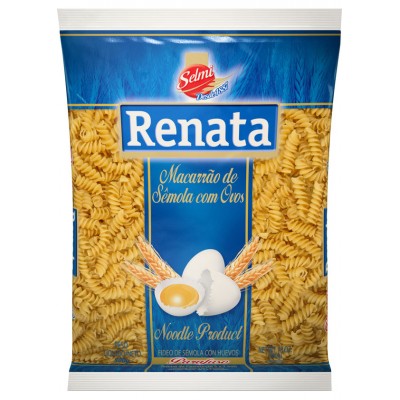 11943 - macarrão parafuso ovos Renata 500g