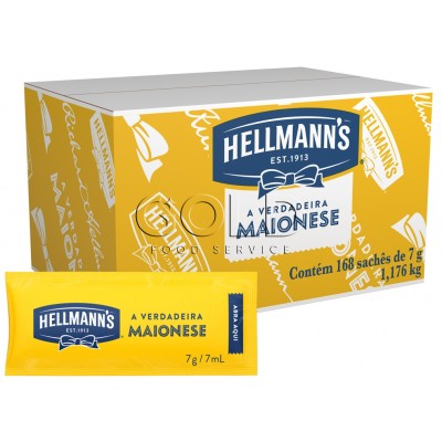 12112 - sachê maionese Hellmann's 168 x 7g