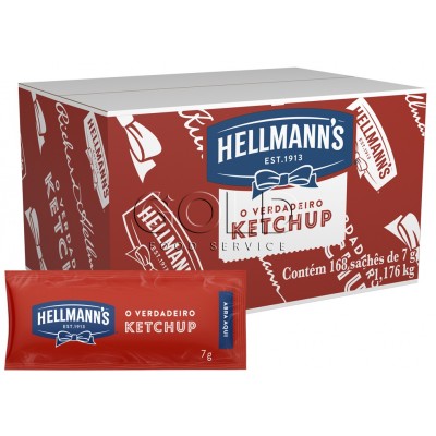 12113 - sachê catchup Hellmann's 168 x 7g