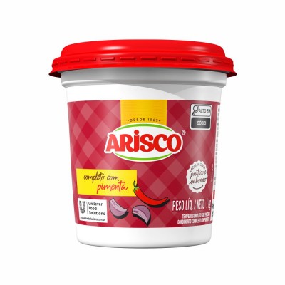 12185 - tempero completo com pimenta Arisco 1kg