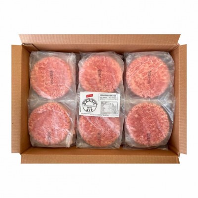 12273 - hambúrguer blend fraldinha 48 x 120g diâmetro 12,5 Wessel - 5,76kg