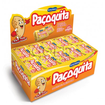 12314 - doce Paçoquita tablete embalada Santa Helena 50 x 20g