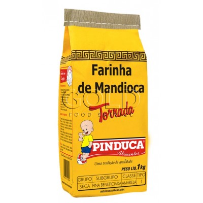 12412 - Farinha de mandioca torrada 1kg papel Pinduca