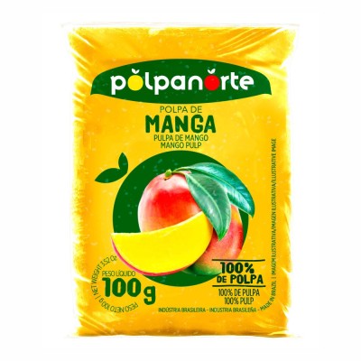 12438 - polpa de manga polpanorte 10 x 100g