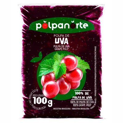 12439 - polpa de uva polpanorte 10 x 100g